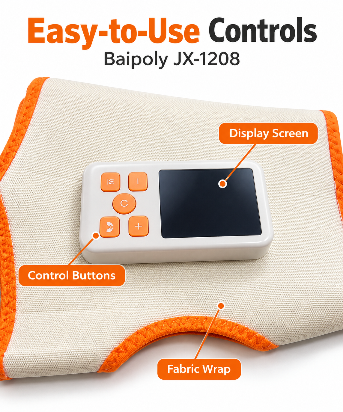 Product Title Baipoly JX-1208 Air Compression Leg Massager – Full-Wrap Leg Recovery & Warm Compress Machine