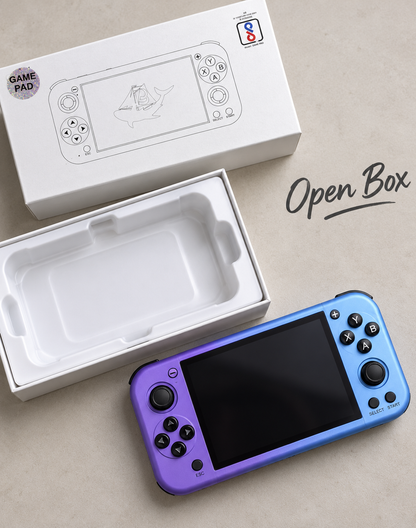 Portable Handheld Game Pad – Dual Analog Controls, Blue-Purple Finish
