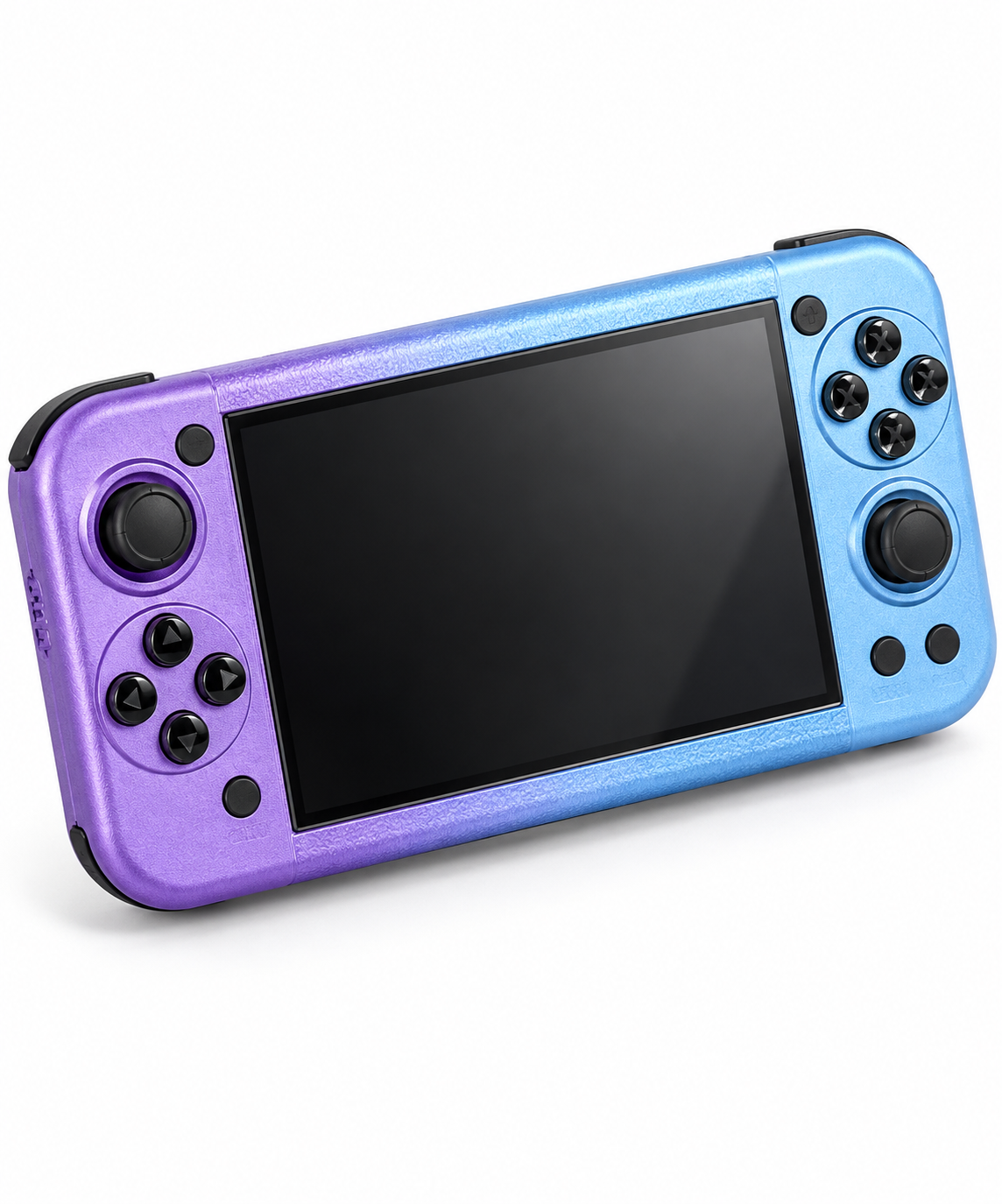 Portable Handheld Game Pad – Dual Analog Controls, Blue-Purple Finish