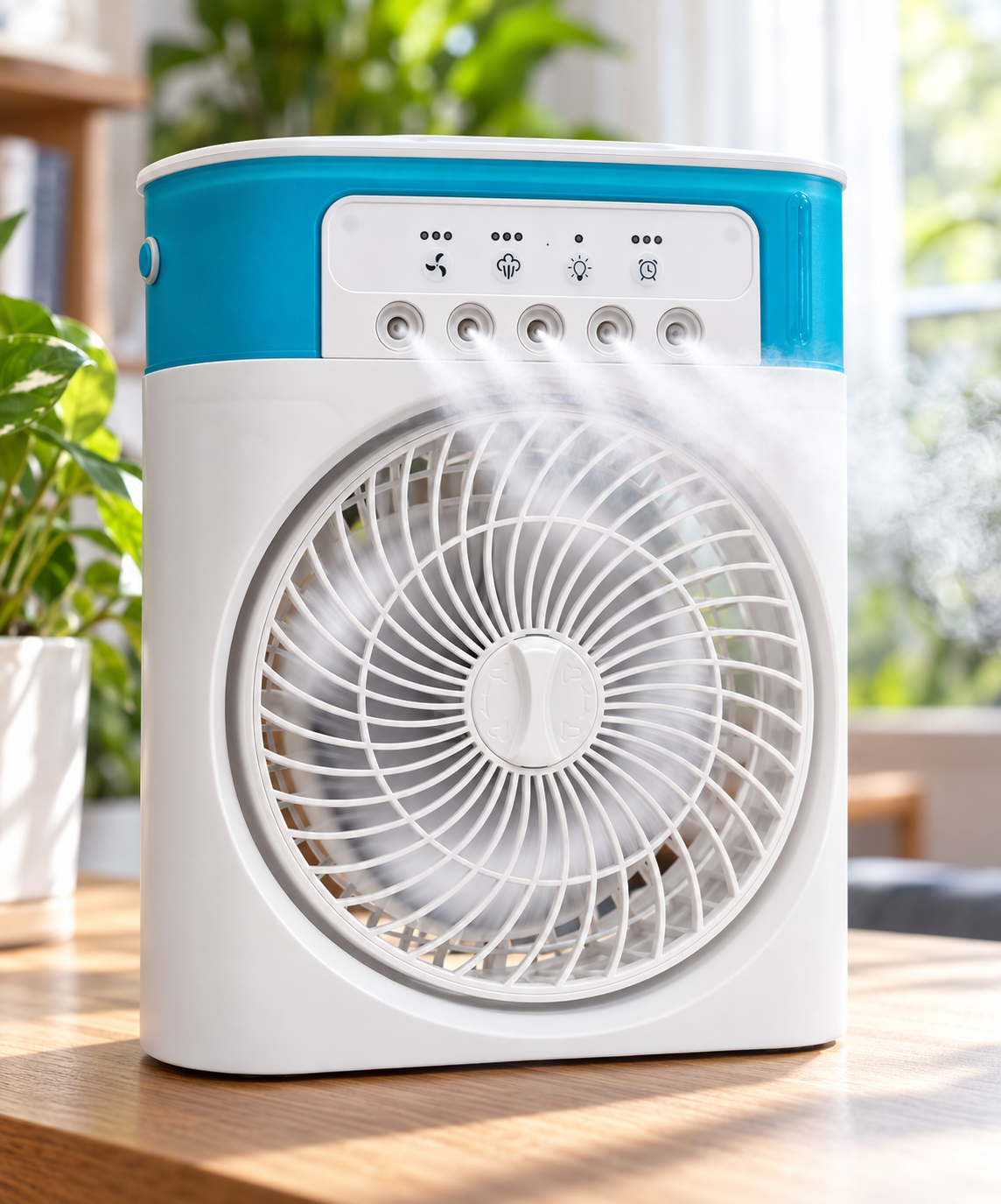 Osring 5111 Portable Desktop Mist Fan – 750ml, 3 Speeds & 5 Spray Nozzles