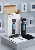 032 Portable Handheld 4K Pocket Action Camera with Rotating Lens & Display Screen