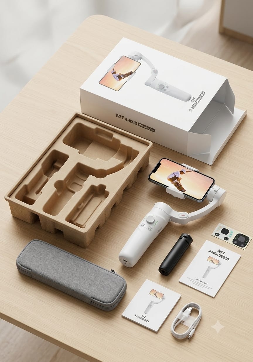 M1 3-Axis Smartphone Gimbal Stabilizer