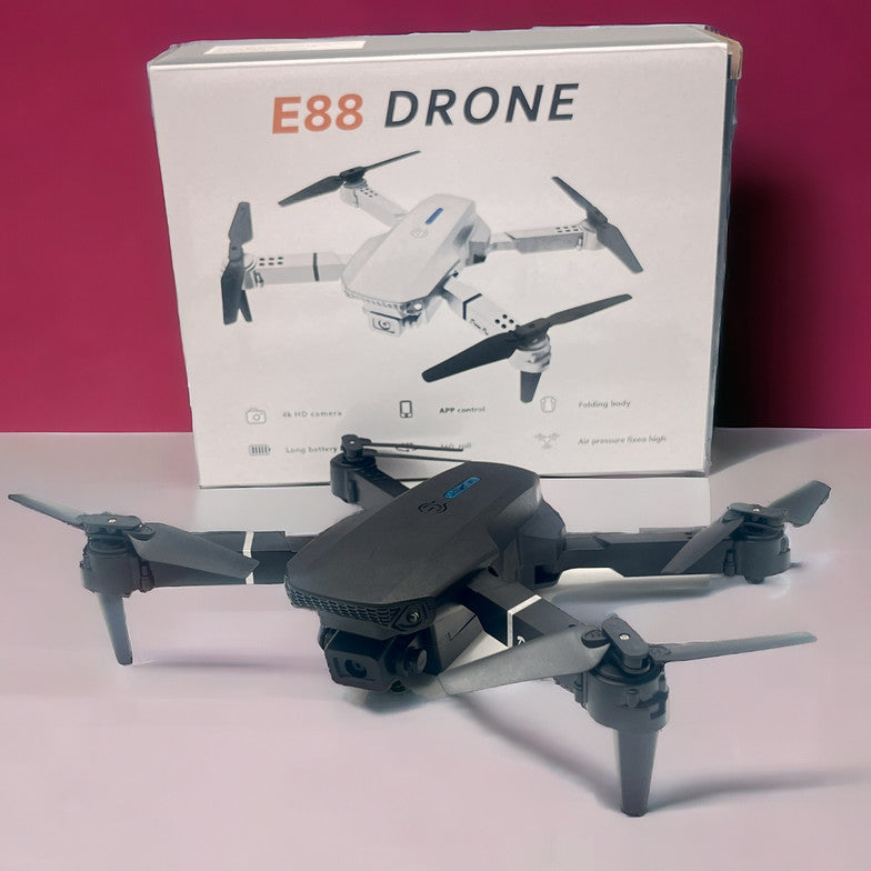 E88 Foldable Drone with Dual Camera & Optical Flow Hovering