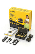 Digitek DWM-116 2-in-1 Wireless Microphone System for Smartphone & DSLR Camera