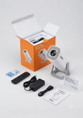 HYBRIDNAY Smart Portable Mini Projector – FHD/UHD 180° Rotatable Home Theater LED Projector Set