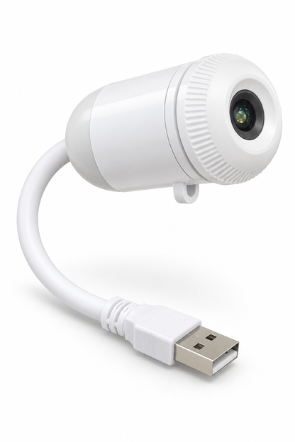 USB Starry Sky Projection Nightlight with Adjustable Focus & Flexible Neck