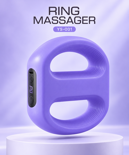 YS-001 Rechargeable Ring Body Massager | Handheld & Wearable Design